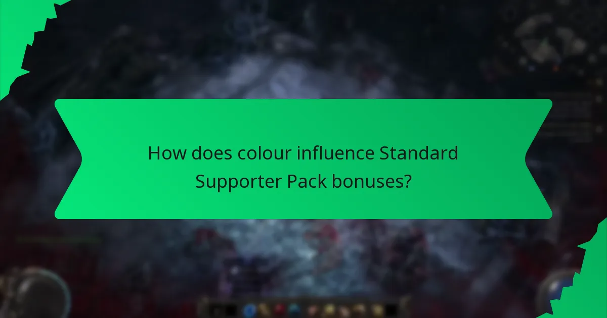 What effects do Standard Supporter Pack bonuses provide?