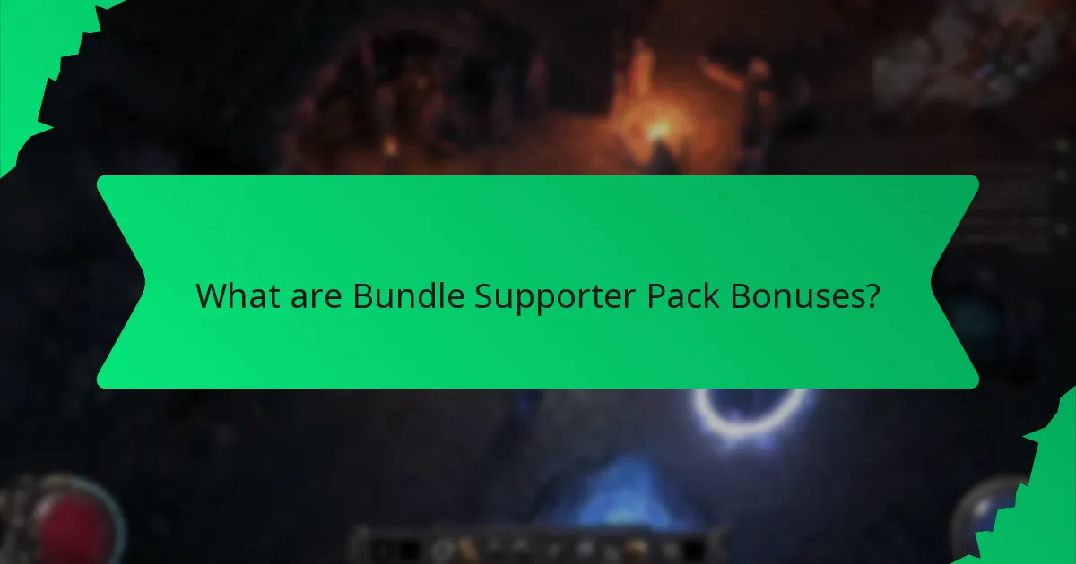 What colour variants are available for Bundle Supporter Pack Bonuses?