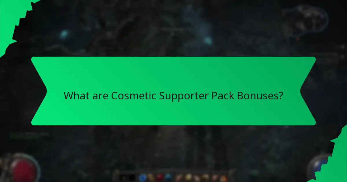 What colours are available in cosmetic supporter packs?