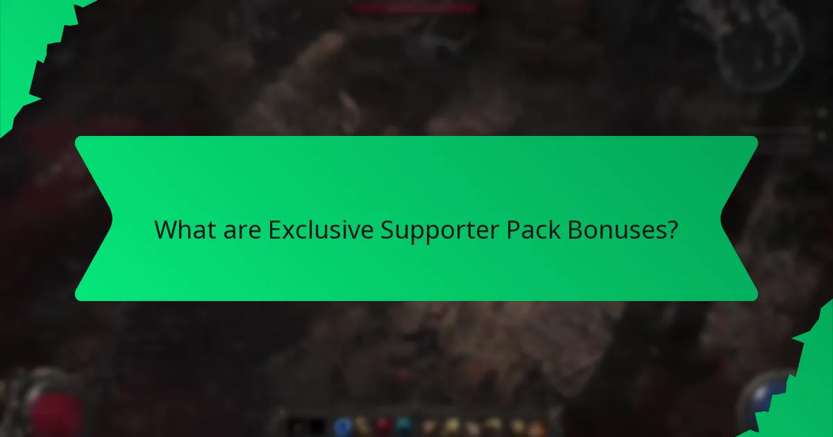 What Effects Do Supporter Pack Bonuses Have?