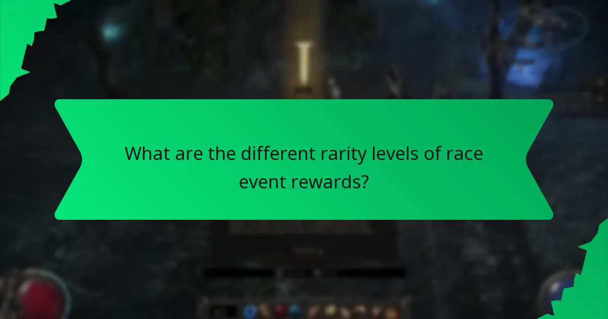 What effects do race event rewards have on gameplay?