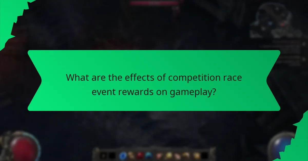 What role does colour play in competition race event rewards?
