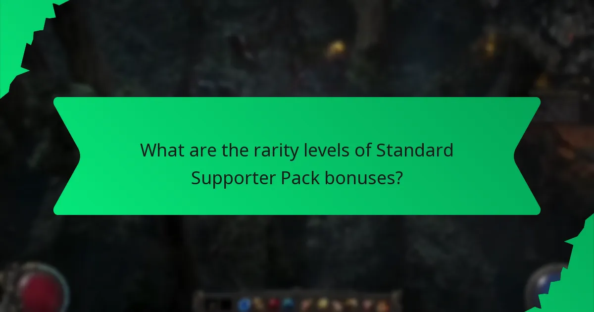 How do Standard Supporter Pack bonuses compare to other packs?