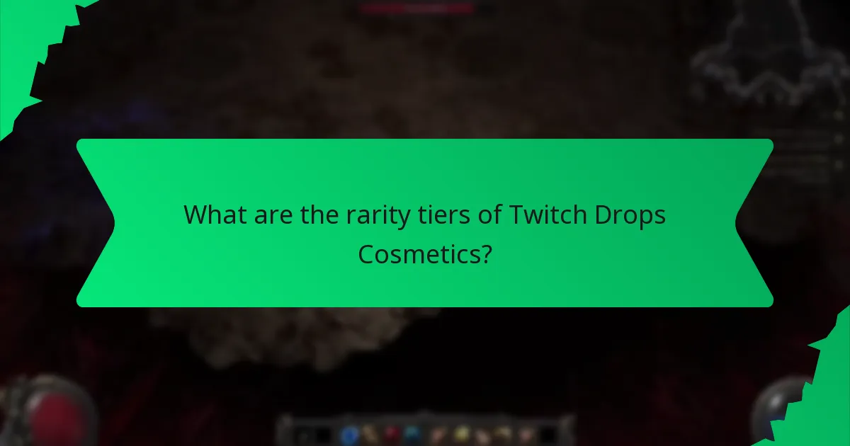 What colour options are available for Twitch Drops Cosmetics?