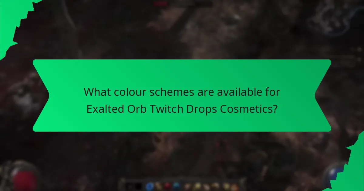 How can players obtain Exalted Orb Twitch Drops Cosmetics?