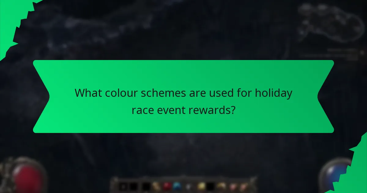 What effects do holiday race event rewards have?