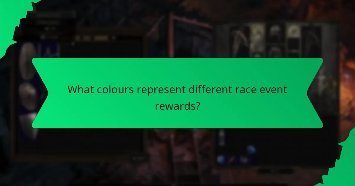 Which race event rewards are most sought after?